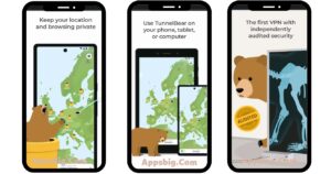 تحميل برنامج المفتاح الاخضر 2025 TunnelBear VPN مهكر مجانا 1