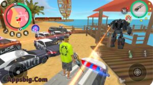 تحميل لعبه العصابات 2025 Vegas Crime Simulator مهكره للاندرويد مجانا 2